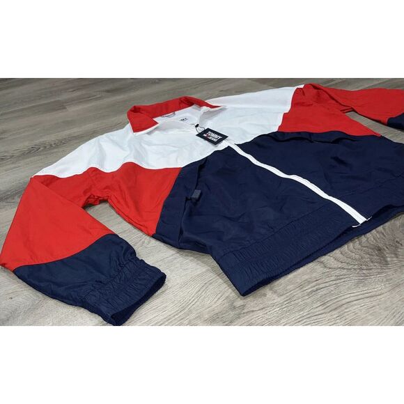 Y2K Tommy Hilfiger Windbreaker Tommy Jeans Jacket Men's Size S/P NWT MRSP $150 - Picture 3 of 14